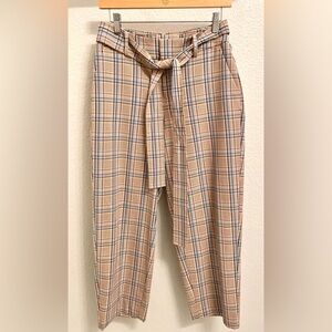 NWT A NEW DAY BY TARGET Plaid Cropped Trousers - Size 4